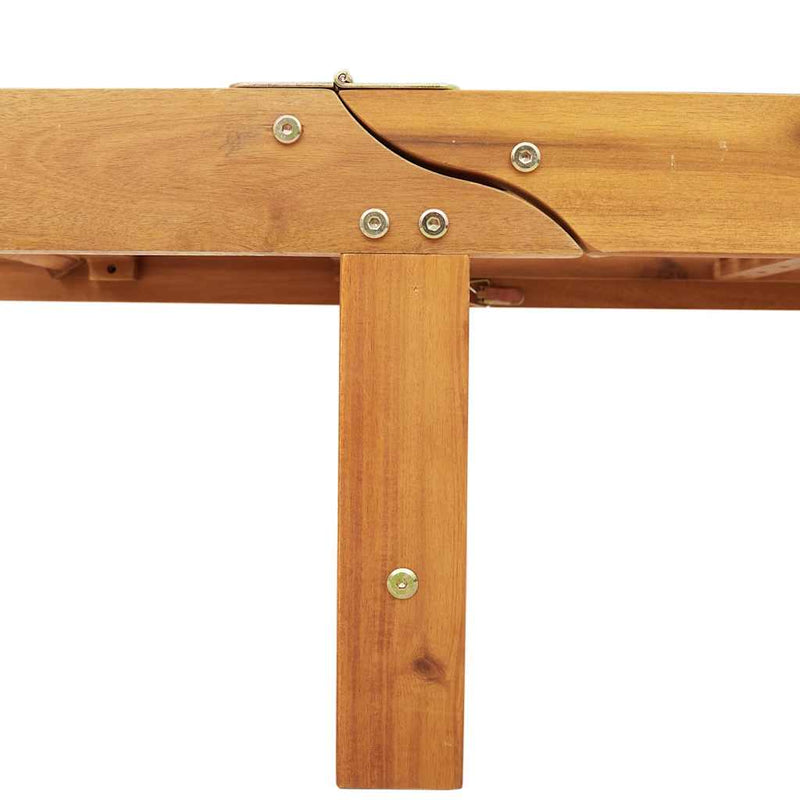 vidaXL Sun Loungers 2 pcs Solid Wood Acacia