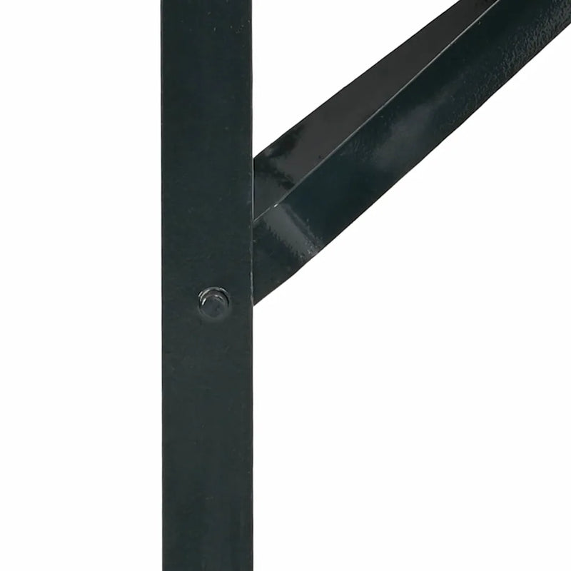 Beer Bench Legs Black Powder-Coated Steel