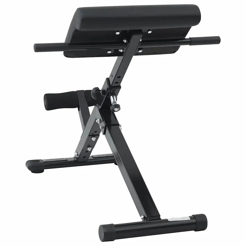 Hyperextension Bench Manual Black 100.5 x 70 x 78 cm
