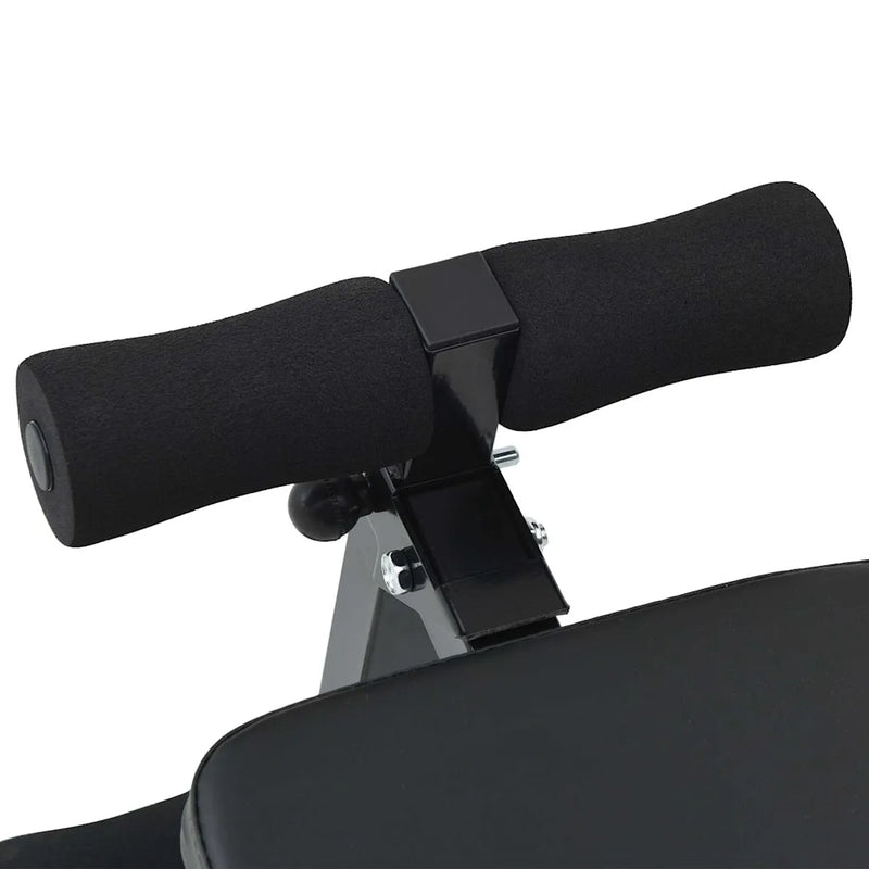 Sit Up Bench Black 124 x 33,5 x 55 cm Powder-Coated Steel