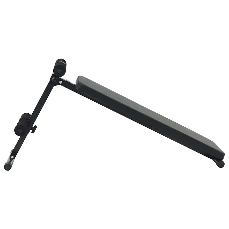 Sit Up Bench Black 124 x 33,5 x 55 cm Powder-Coated Steel