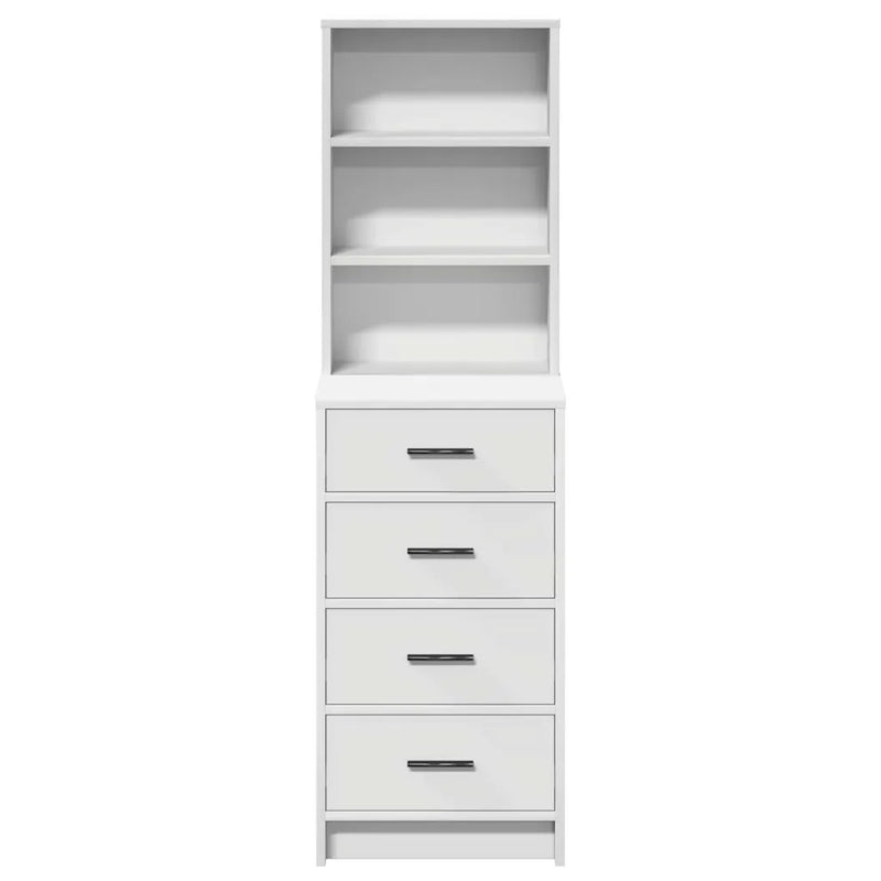 Highboard with Drawer White 40 x 41 x 135 cm Engineered wood