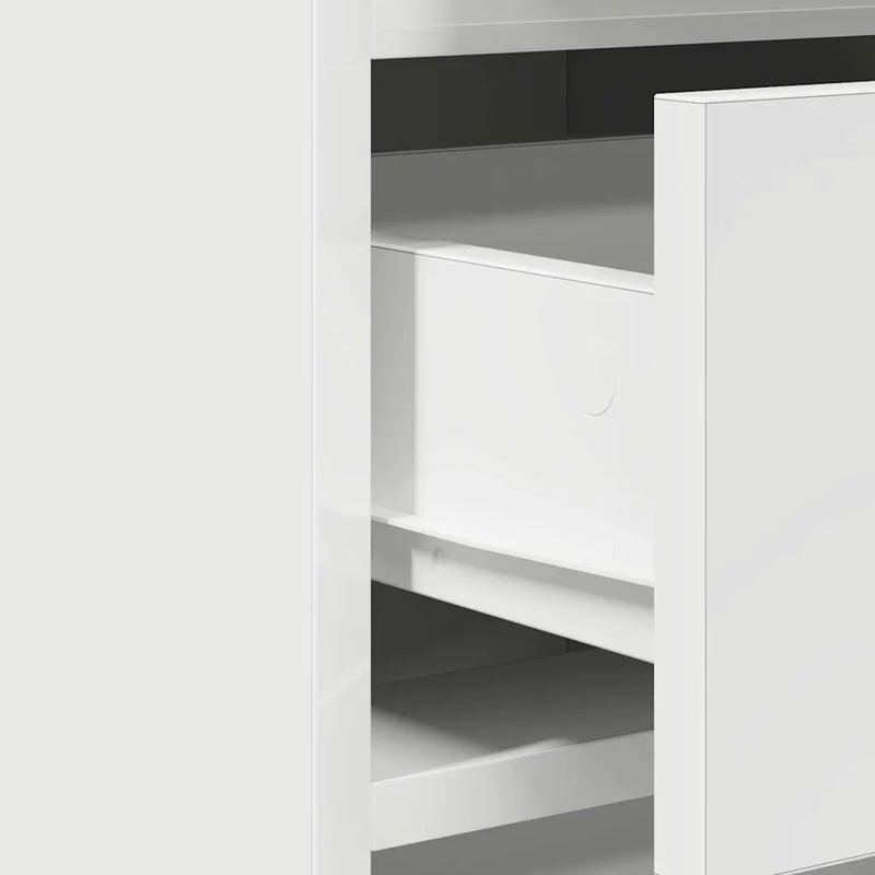 Sideboard with Drawer White 40 x 41 x 75 cm Engineered wood