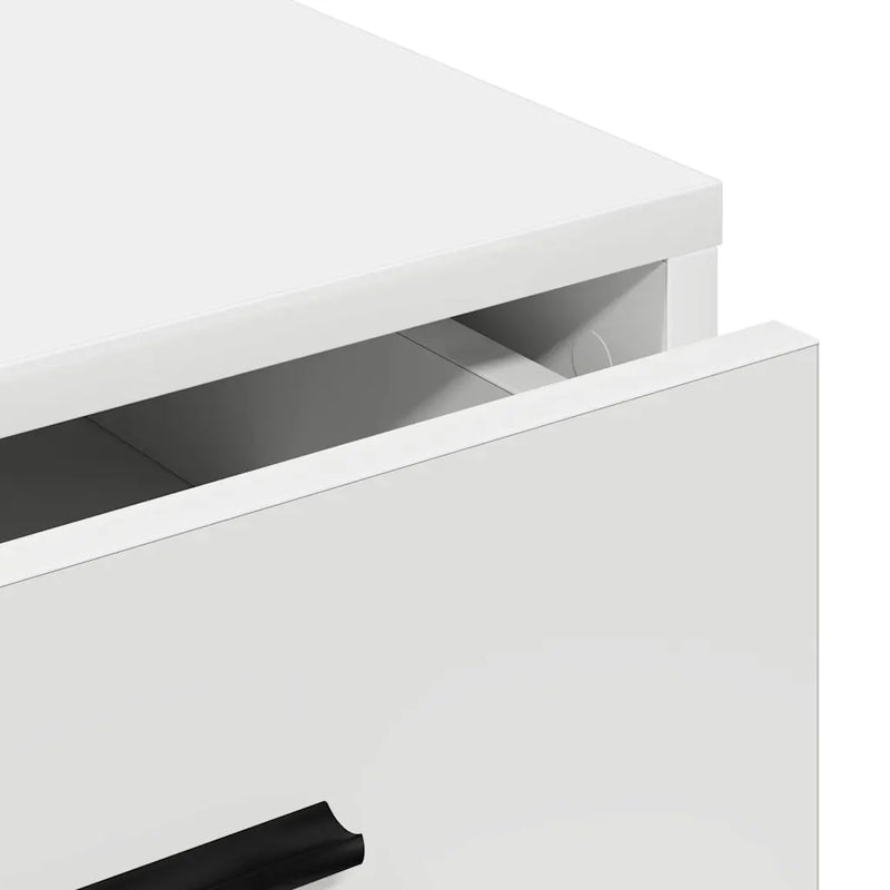 Sideboard with Drawer White 40 x 41 x 75 cm Engineered wood