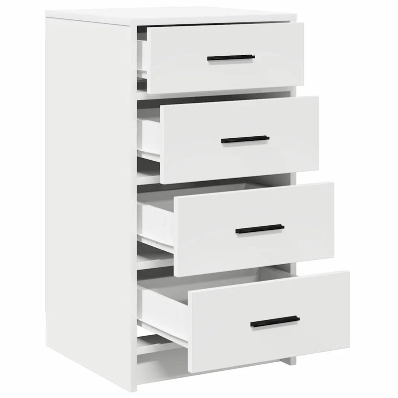 Sideboard with Drawer White 40 x 41 x 75 cm Engineered wood