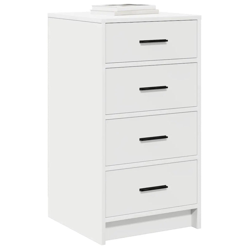 Sideboard with Drawer White 40 x 41 x 75 cm Engineered wood