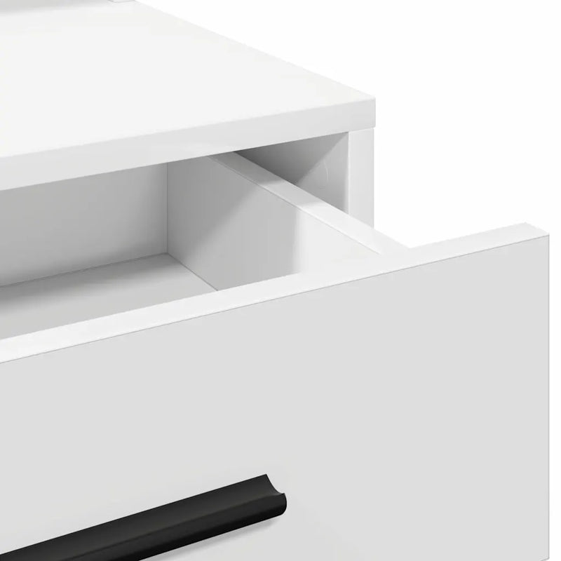 Dressing Table White 79 x 41 x 135 cm Engineered Wood