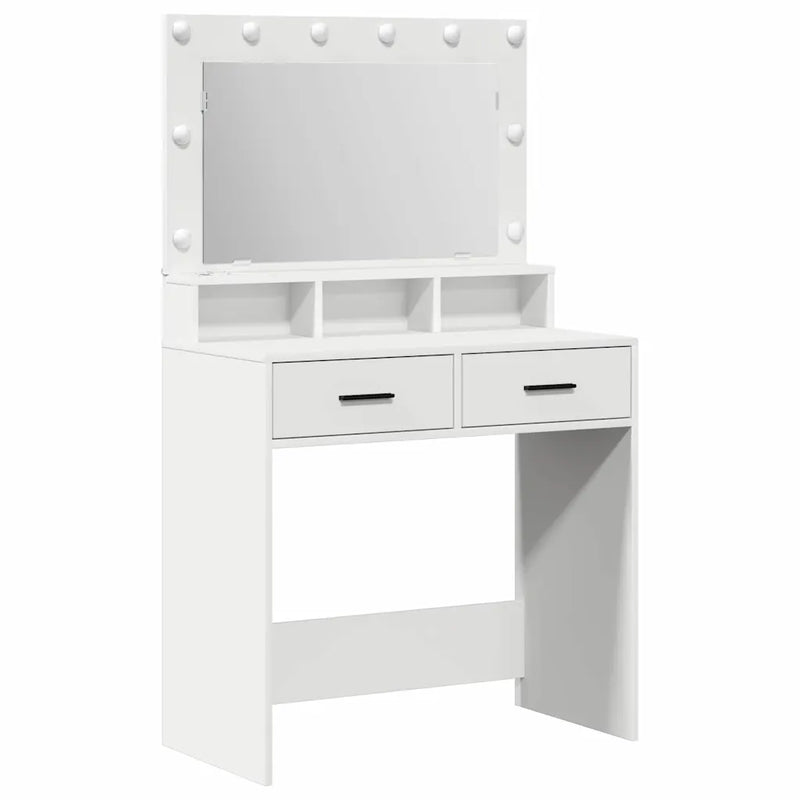 Dressing Table White 79 x 41 x 135 cm Engineered Wood
