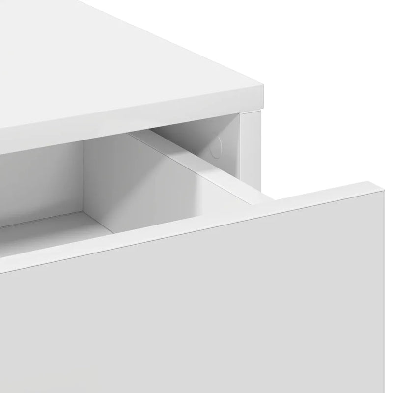 Dressing Table White 50 x 41 x 140 cm Engineered Wood