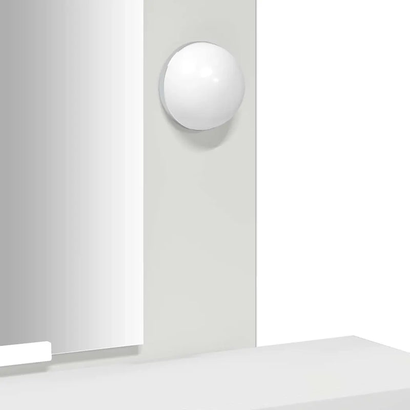 Dressing Table White 50 x 41 x 140 cm Engineered Wood
