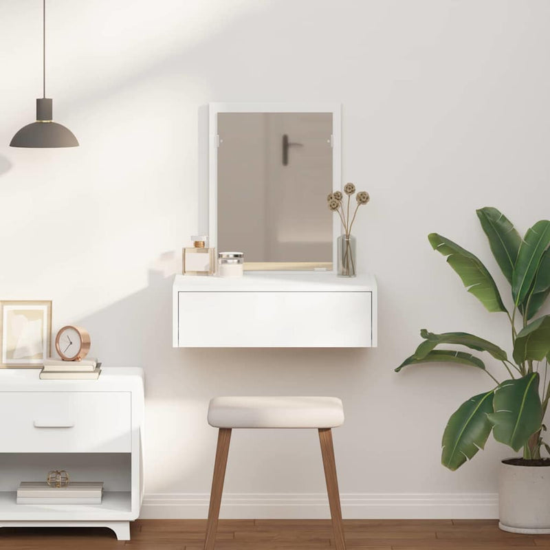 vidaXL Dressing Table White 60 x 40 x 70 cm Engineered Wood