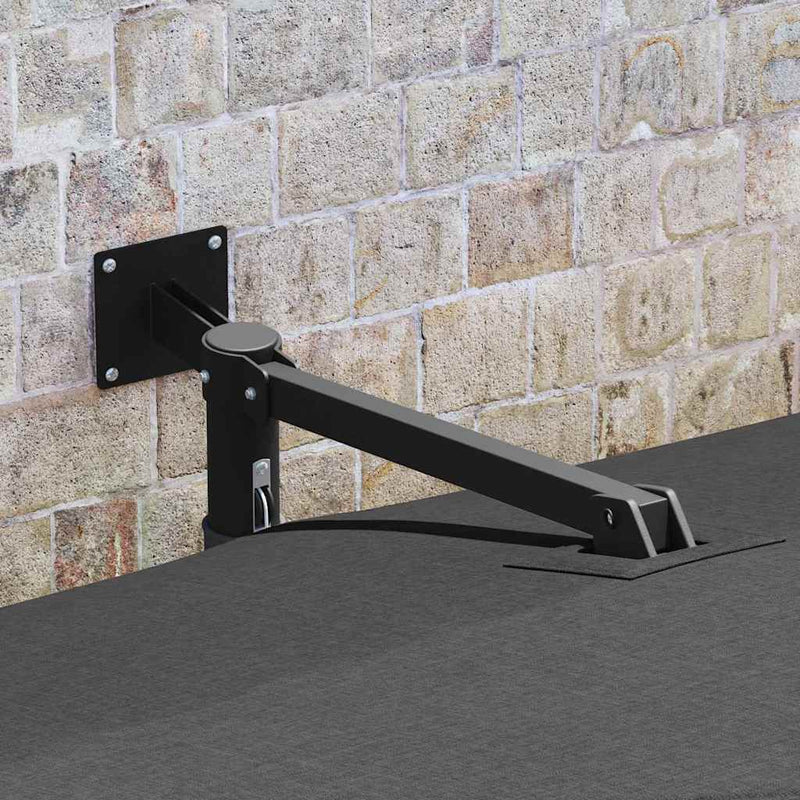 vidaXL Garden Parasol Anthracite 248,5 x 247,5 x 160 cm