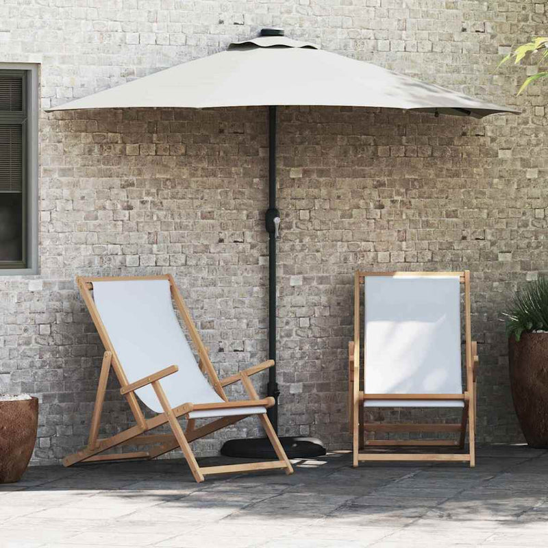 vidaXL Garden Parasol Sand 294 x 150 x 223 cm Fabric