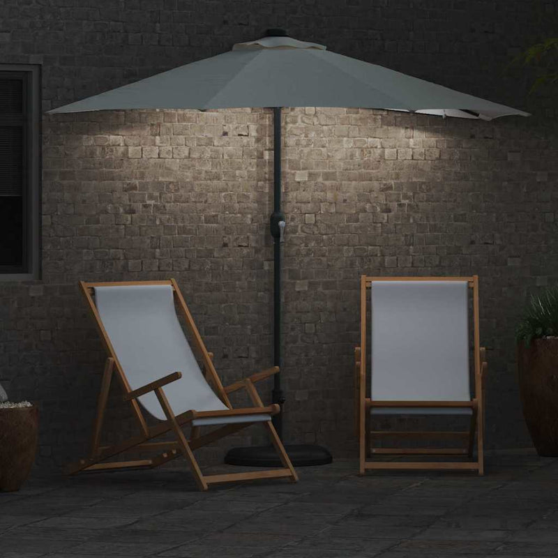vidaXL Garden Parasol Sand 294 x 150 x 223 cm Fabric