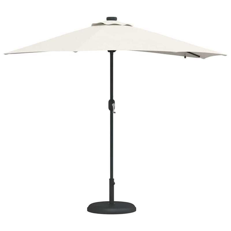 vidaXL Garden Parasol Sand 294 x 150 x 223 cm Fabric