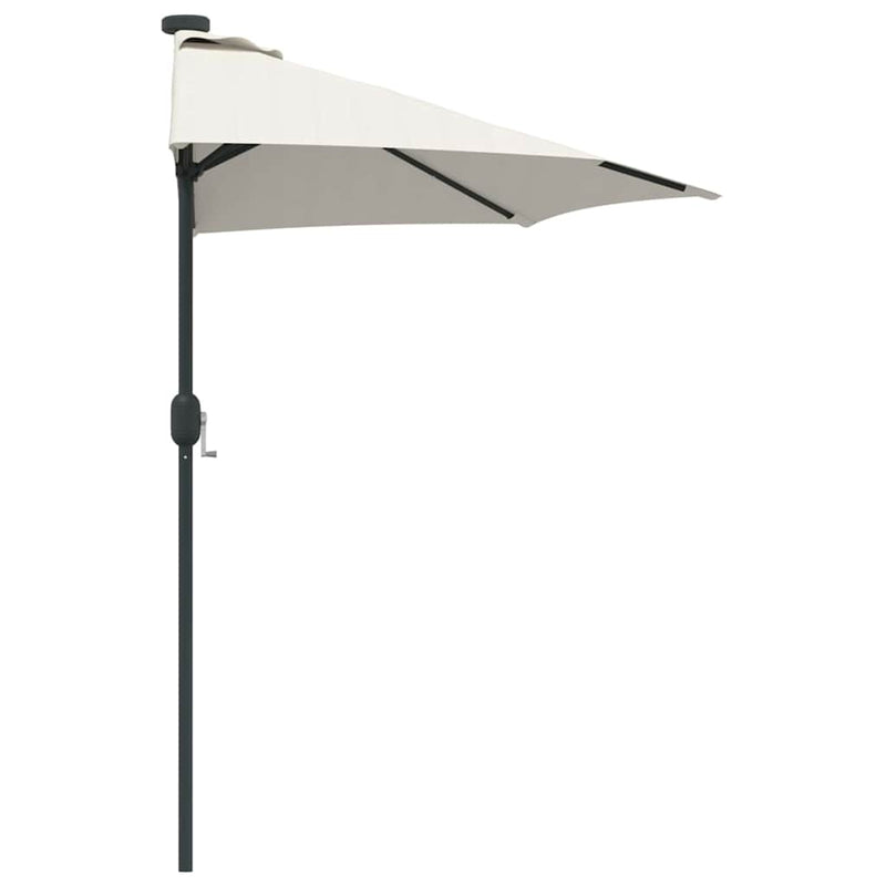 vidaXL Garden Parasol Sand 294 x 150 x 223 cm Fabric