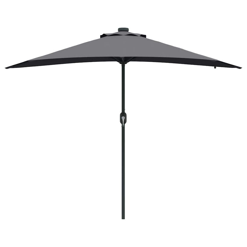 vidaXL Garden Parasol Anthracite 294 x 150 x 223 cm Fabric