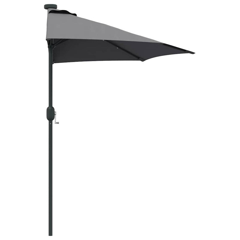 vidaXL Garden Parasol Anthracite 294 x 150 x 223 cm Fabric
