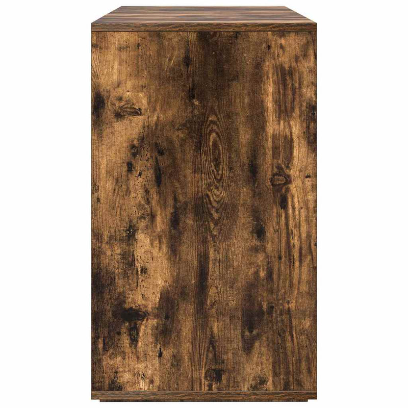 vidaXL Sideboard Smoked oak 135 x 41 x 69 cm Engineered wood