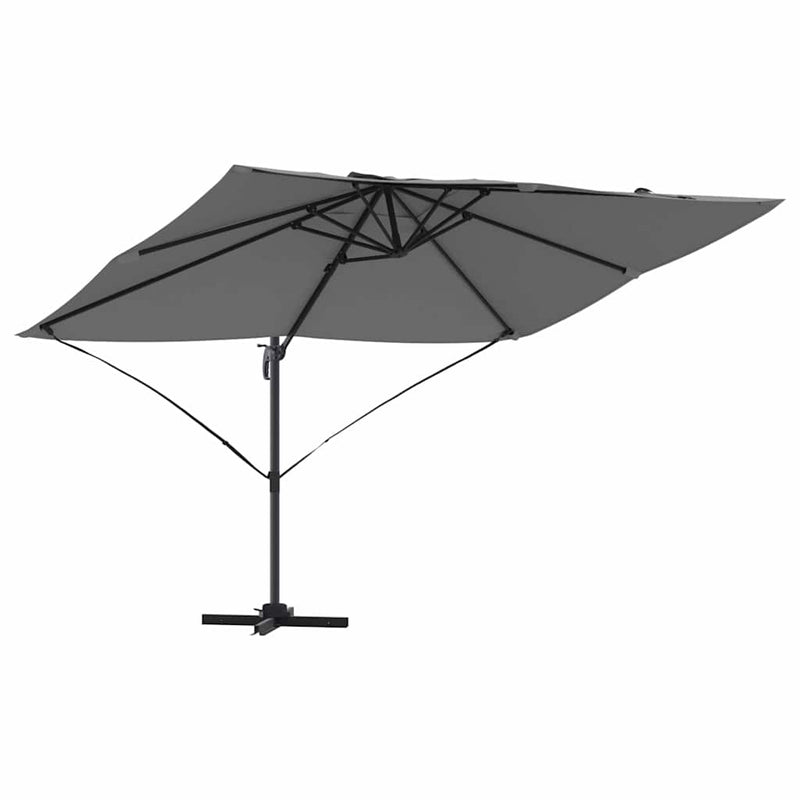 vidaXL Parasol Anthracite 351 x 250 x 260 cm Polyester and Aluminium