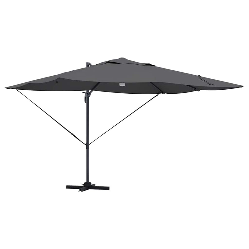 vidaXL Parasol Anthracite 351 x 250 x 253 cm Polyester and Aluminium