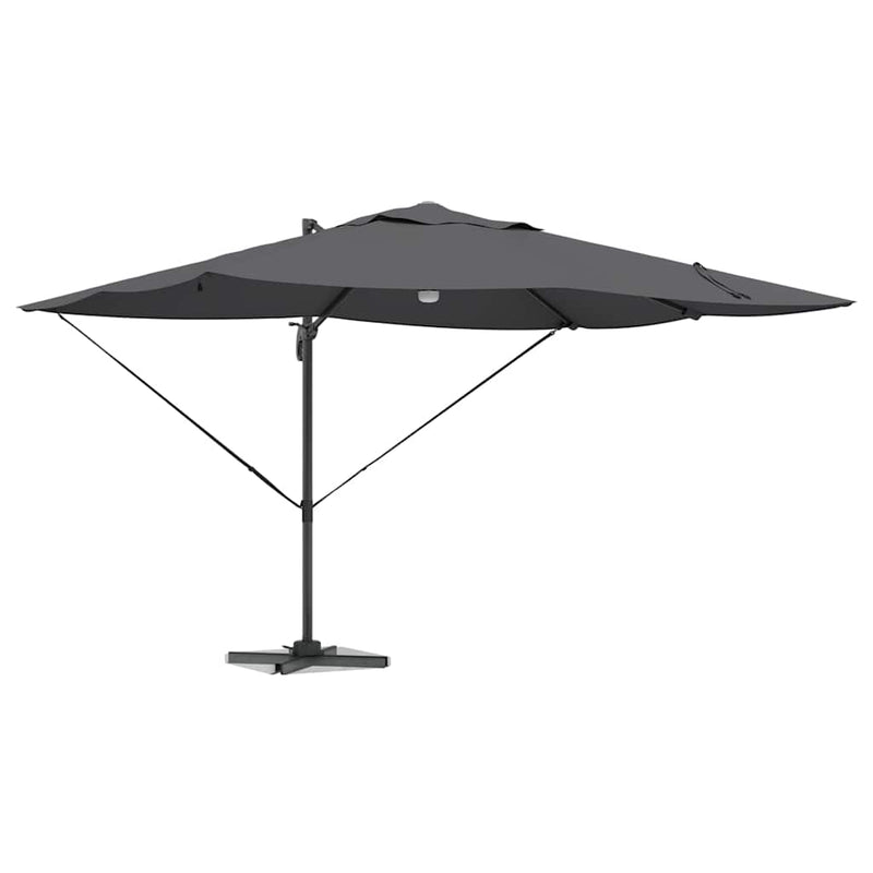 vidaXL Parasol Anthracite 351 x 250 x 253 cm Polyester and Aluminium