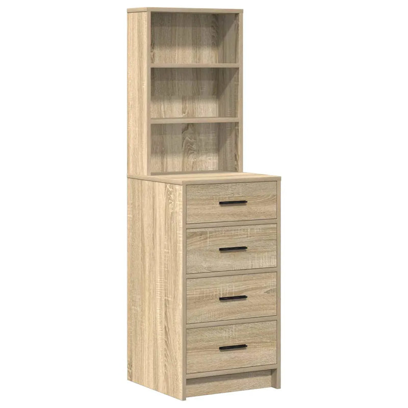 Dressing Table 2 pcs Brown 78.5 x 41 x 135 cm Engineered Wood