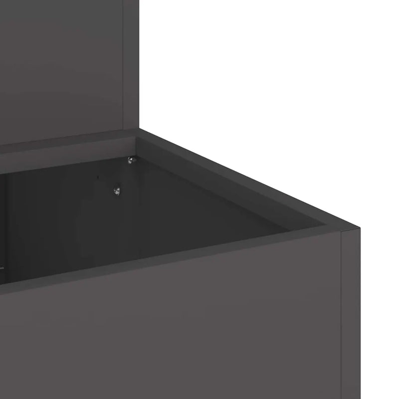 Garden Planter Black 100 x 60 x 45 cm Cold-rolled Steel