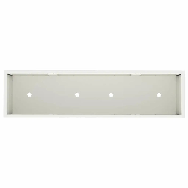 Raised Garden Planter White 100 x 26 x 82 cm Steel