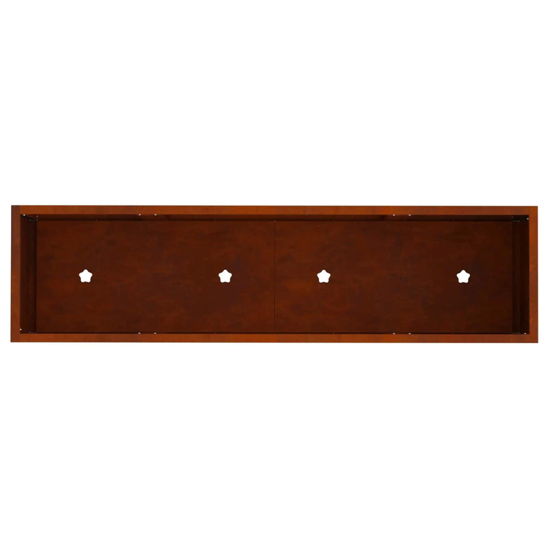 Raised Garden Planter Rusty 100 x 26 x 82 cm Weathering Steel
