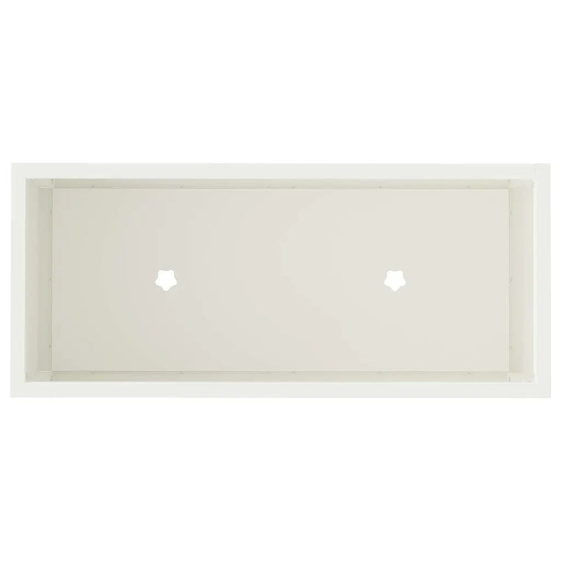 Raised Garden Planter White 60 x 26 x 48 cm Steel