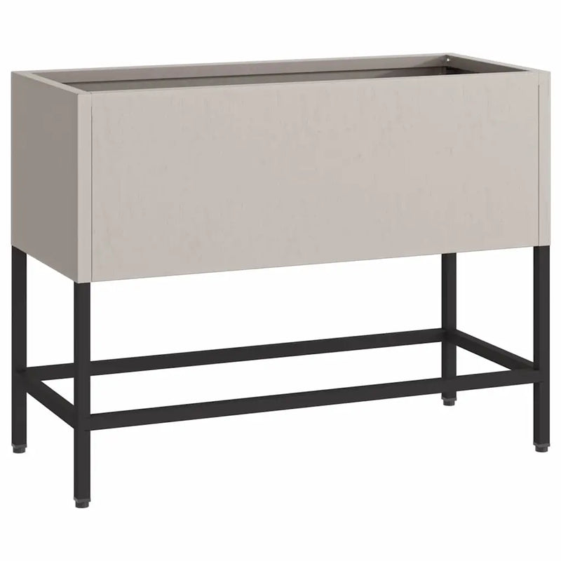 Raised Garden Planter Rusty 60 x 26 x 45 cm Weathering Steel