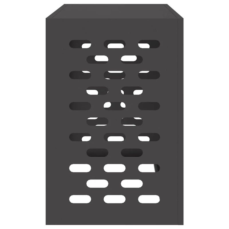 Air Conditioner Cover Black 90 x 40 x 60 cm Steel