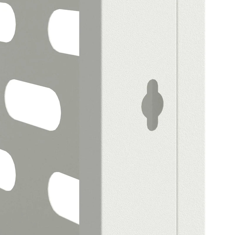 Air Conditioner Cover White 90 x 40 x 60 cm Steel