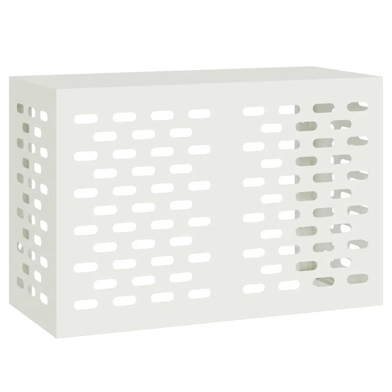 Air Conditioner Cover White 90 x 40 x 60 cm Steel