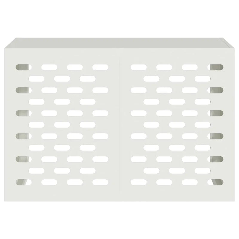 Air Conditioner Cover White 90 x 40 x 60 cm Steel