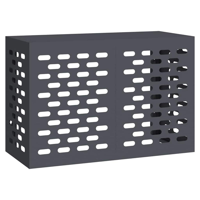 vidaXL Air Conditioner Cover Anthracite 90 x 40 x 60 cm Steel