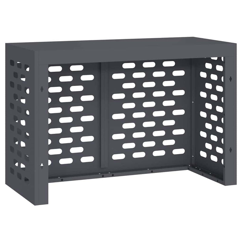 vidaXL Air Conditioner Cover Anthracite 90 x 40 x 60 cm Steel