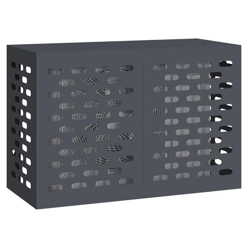 vidaXL Air Conditioner Cover Anthracite 90 x 40 x 60 cm Steel