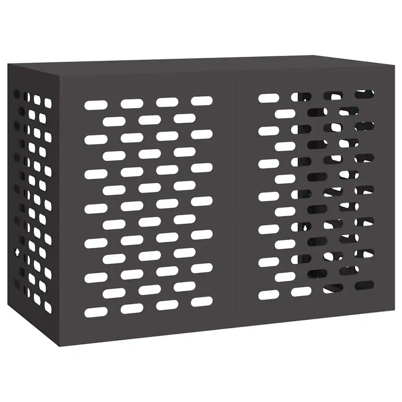 Air Conditioner Cover Black 100 x 50 x 70 cm Galvanised Steel