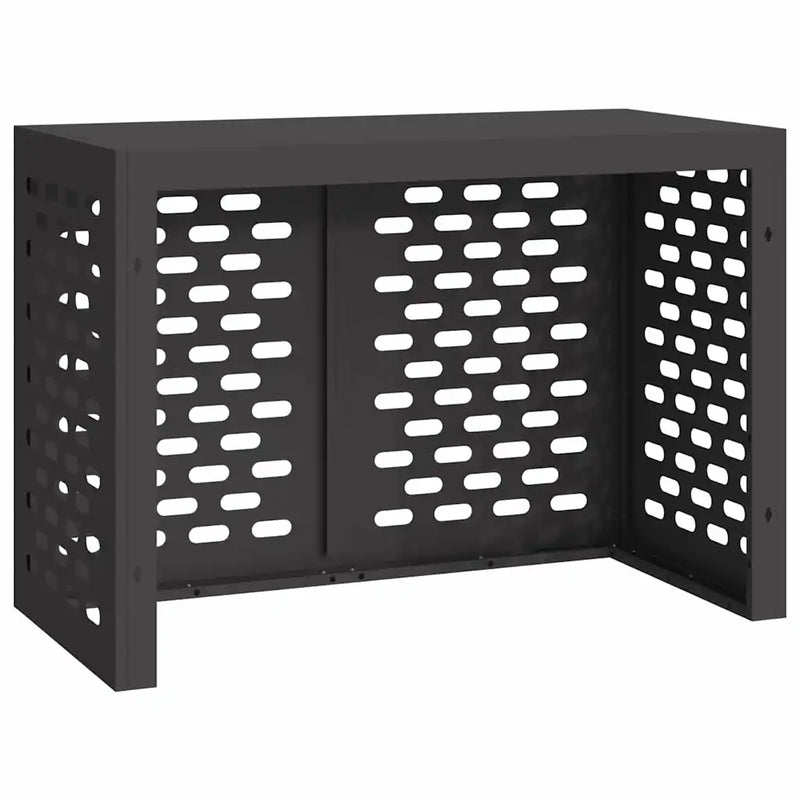 Air Conditioner Cover Black 100 x 50 x 70 cm Galvanised Steel