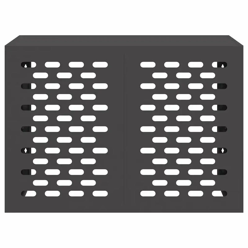 Air Conditioner Cover Black 100 x 50 x 70 cm Galvanised Steel