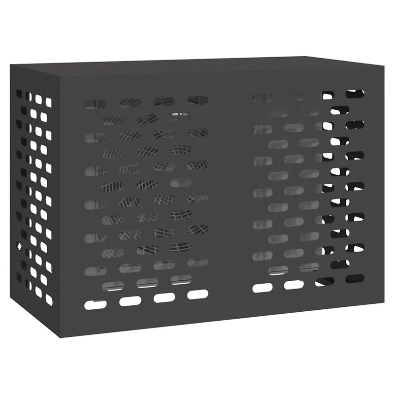 Air Conditioner Cover Black 100 x 50 x 70 cm Galvanised Steel