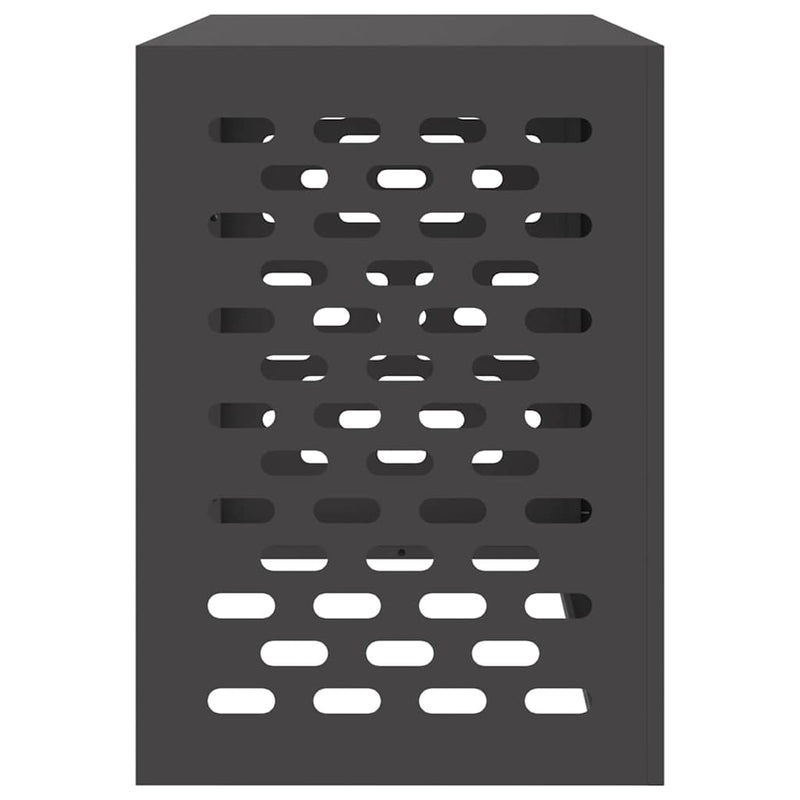 vidaXL Air Conditioner Cover Black 100 x 50 x 70 cm Steel