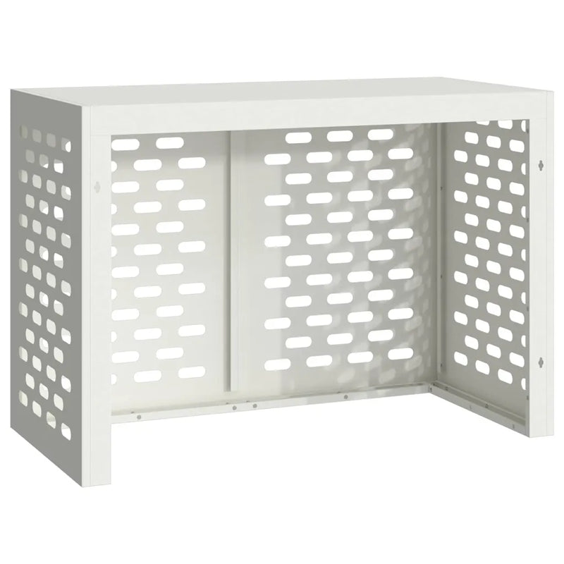 Air Conditioner Cover White 100 x 50 x 70 cm Steel
