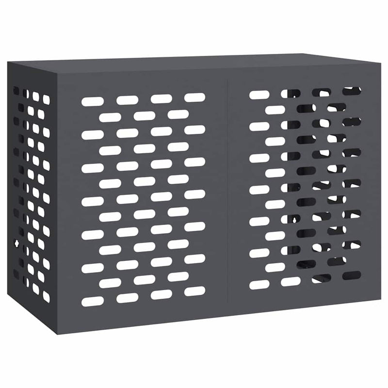 vidaXL Air Conditioner Cover Anthracite 100 x 50 x 70 cm Steel