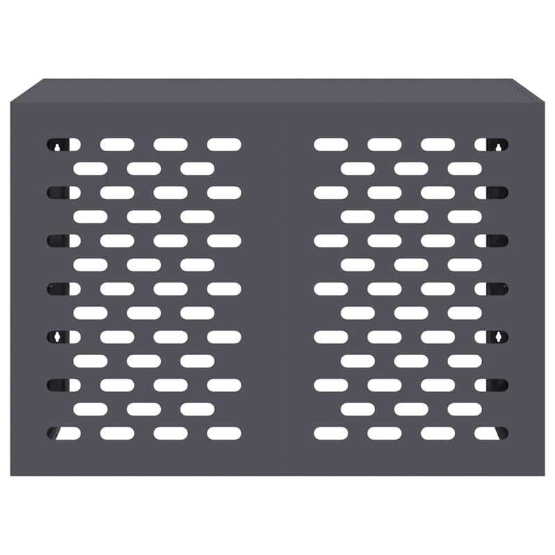 vidaXL Air Conditioner Cover Anthracite 100 x 50 x 70 cm Steel