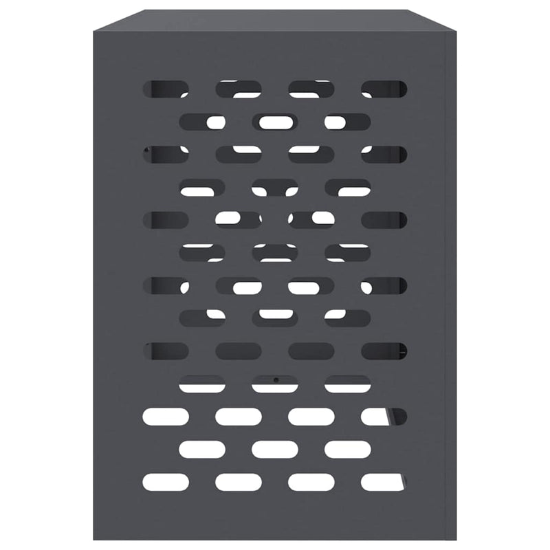 vidaXL Air Conditioner Cover Anthracite 100 x 50 x 70 cm Steel