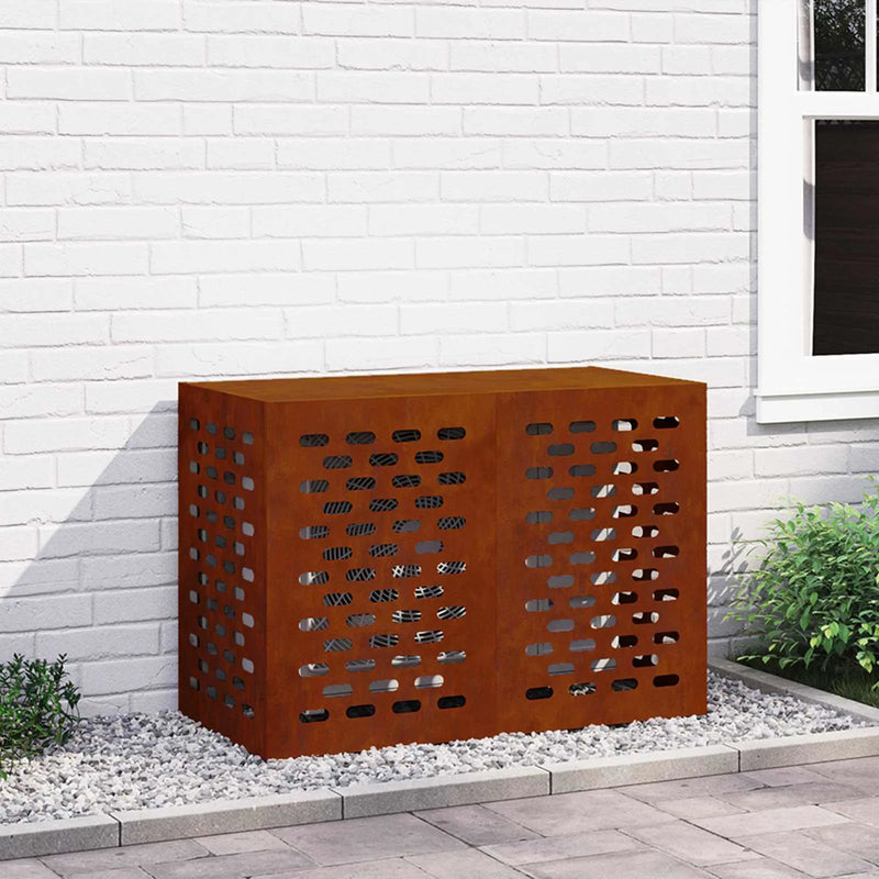 Air Conditioner Cover Rusty 100 x 50 x 70 cm Galvanised Steel