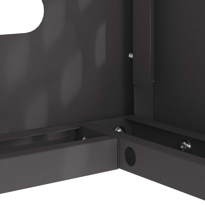 vidaXL Air Conditioner Cover Black 110 x 50 x 80 cm Steel